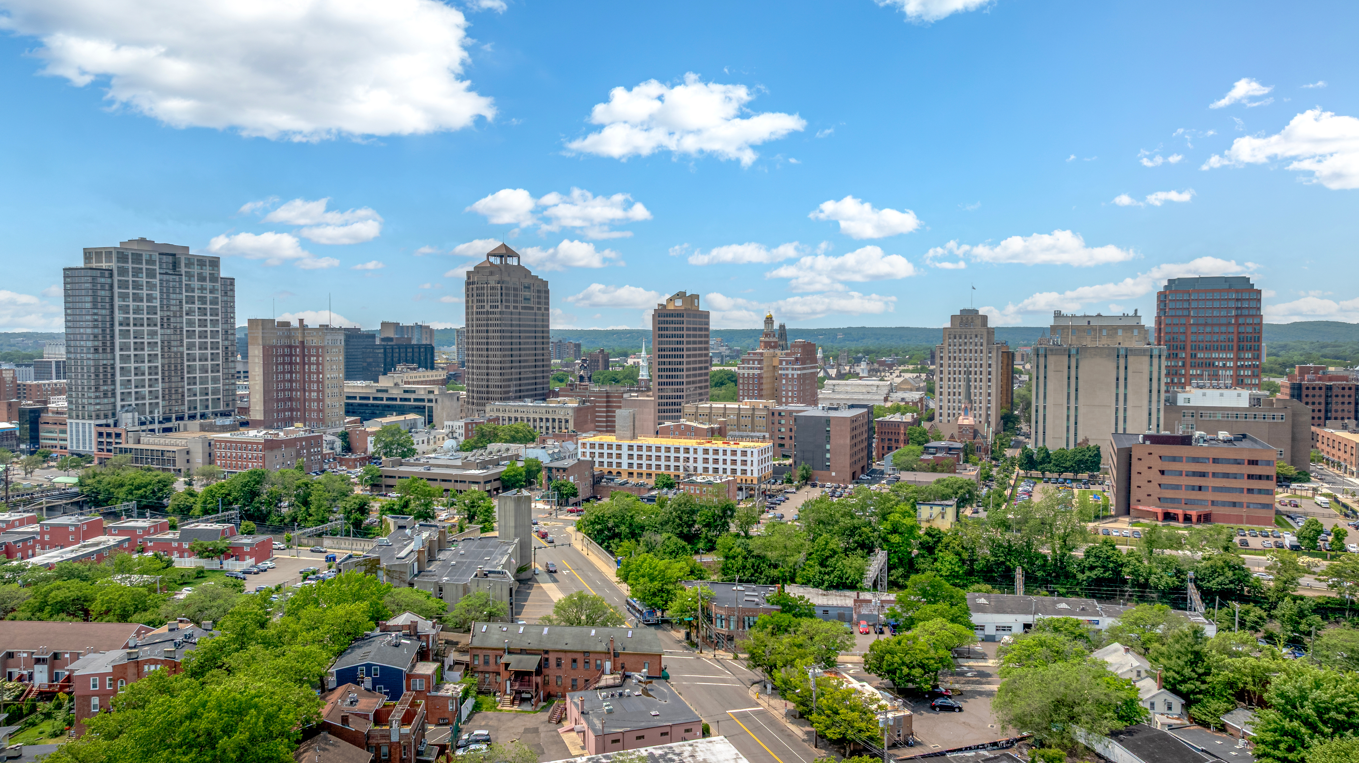 New Haven, Connecticut aerial image